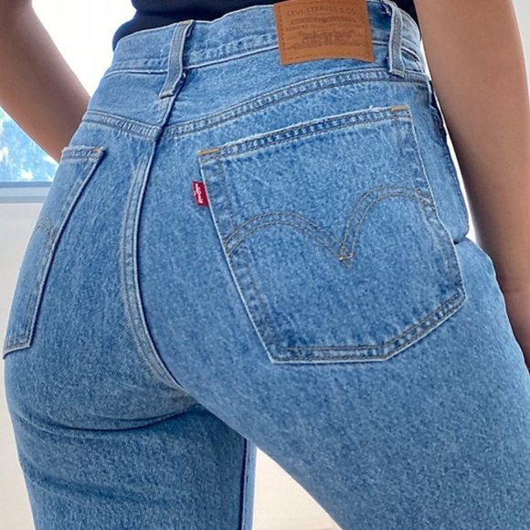 Levi's Premium Wedgie Straight Luxor Lanes Wash - Picture 9 of 10